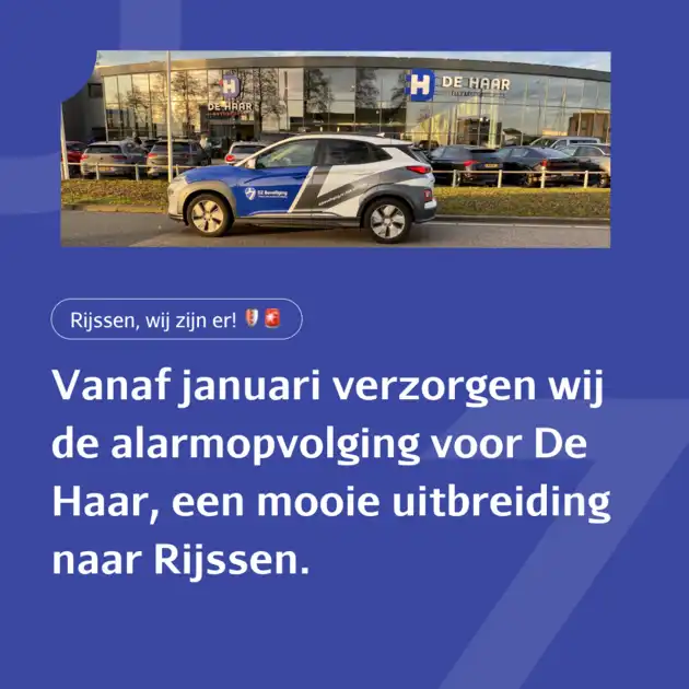 Rijssen, wij zijn er! 🚓📍💨 DZ Beveiliging