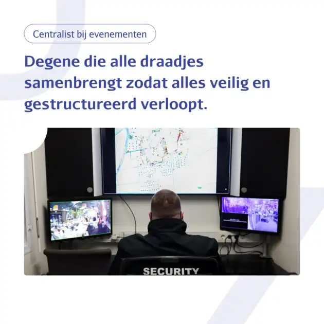 Centralist bij evenementen: het centrale punt voor overzicht en veiligheid DZ Beveiliging