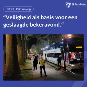 🏟️ Van veiligheidsplan tot uitvoering: HSC`21 volledig ontzorgd tijdens bekeravond - DZ Beveiliging