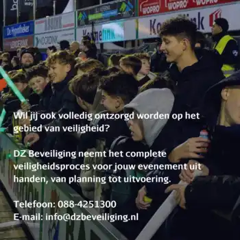 🏟️ Van veiligheidsplan tot uitvoering: HSC`21 volledig ontzorgd tijdens bekeravond DZ Beveiliging